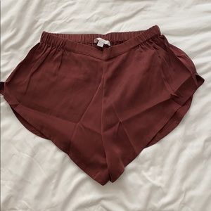 Lunya Silk Pajama Shorts XS